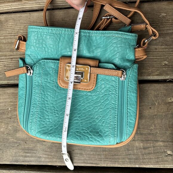 Rosetti Crossbody Pebble Teal With Tan - Picture 9 of 9